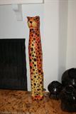 WOOD CARVED STANDING ANIMAL