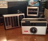 Vintage cameras and electronics