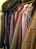 Men's clothing- suits, jackets, dress shirts and pants
