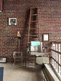 Ladder and an electric stair climber
