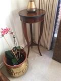 Mahogany plant stand