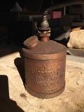 Brass oil can