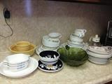 corningware, 60s dishes, art glass