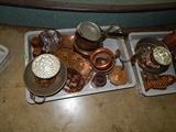 lots of copper items