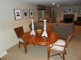 Baker dining room table with multiple leaves