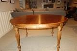 Another shot of Baker dining room table with two leaves!