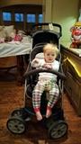 Lightly used Chicco double stroller!