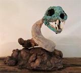 Native American Turquoise Horn Sculpture