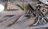 Antique Metal shelf brackets