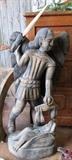 Carved Wood Archangel