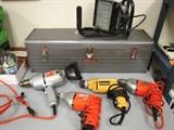 drills, craftsman tool box & more