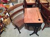 Antique School Desk