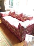 Floral Upholstered Couch