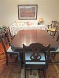 antique dining table