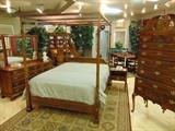 Queen Size Statton Oxford Antique Cherry Bedroom Suite