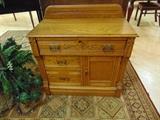 Victorian  Oak Wash Stand