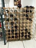 All the wine has been sold. Wine racks still available for sale