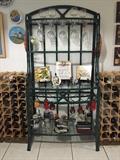 All the wine is sold. Baker's rack and wine racks are still available for sale