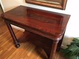 Mahogany 19th-century Boston pier table