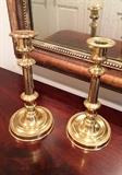 Brass candlesticks