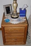 Wooden 2 - Drawer Oak Night Stand