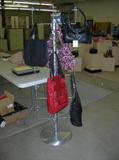 CHROME HAT & PURSE RACK