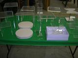 ASSORTED SIZE DISPLAY RISERS