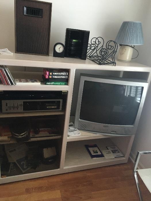 Neutral tv stand