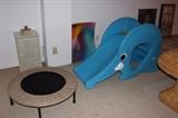 Mini Trampoline & Toddler Slide