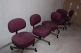 5 Rolling Desk chairs