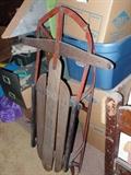 Lots of vintage sleds
