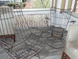 Wire swivel chairs