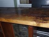 Reclaimed wood top