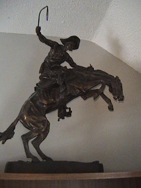 NICE REPRODUCTION BRONZE REMINGTON