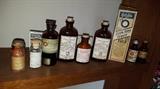 Over 100 years old medicine bottles. 