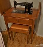 Singer sewing machine cabinet