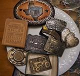 Belt buckle and wallet collection