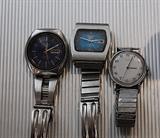 vintage Seiko, Timex watches