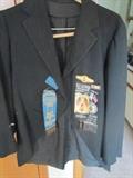 COAT WITH PINS FROM THE GRAND ARMY OF THE REPUBLIC