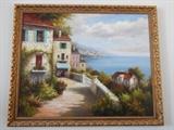 Peter Green "Sorrento" Oil on Canvas 48" x 60".
This painting comes with a Certificate of Authenticity declared by Addison Gallery in Boca Raton, FL.