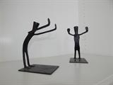 Hand Forged Iron Book Ends 