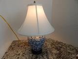Delft Blue Porcelain Table Lamp 