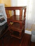 4 Korean teak stacking tables