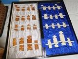 Carved chess set