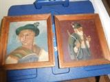 Oil paintings on wood