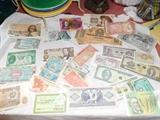 Lots of foreign currency from the 1950s and 60s