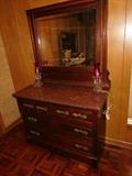 Beautiful Victorian Marble top dresser