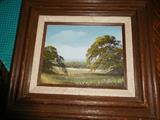 Signed oil on board
