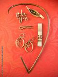 Selection of the sterling vintage modernist jewelry available.