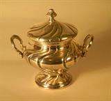 Large Sterling Silver Sugar Bowl